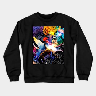Astro Jelly Fish Urban Dancer Crewneck Sweatshirt